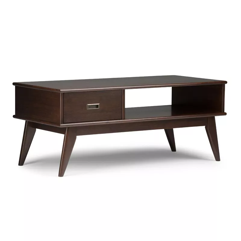 Draper Coffee Table Medium Auburn Brown
